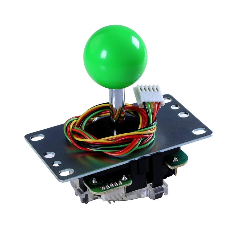 SANWA JLF-TP-8YT Joystick Green Original - for Arcade Jamma Game 4 & 8 Way Adjustable, Compatible with Catz Mad SF4 Tournament Joystick (Green Ball Top) S@NWA - Image 2